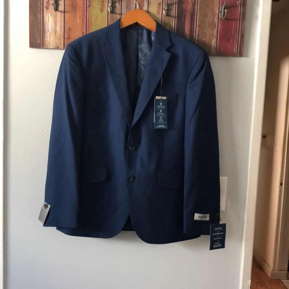 Kenneth Cole Reaction Men's Blue Suit Jacket